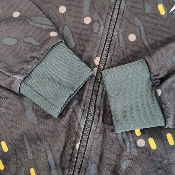 G-Star Raw Sweater Collared Full Zip Green M Medium Yellow Long Sleeve Jacket - Picture 4 of 16